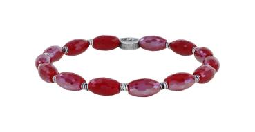 Rot - Petit Glamour d'Afrique - Armband von Konplott